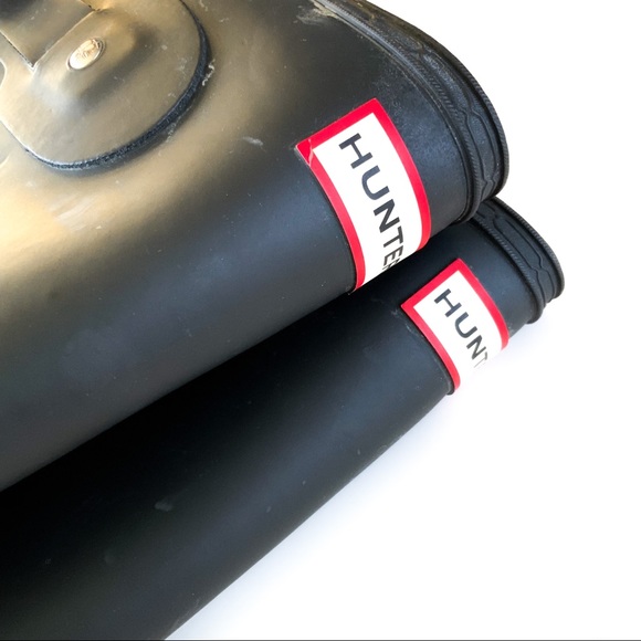 Hunter Matte Black Tall Boots | Size 9 - Picture 7 of 11